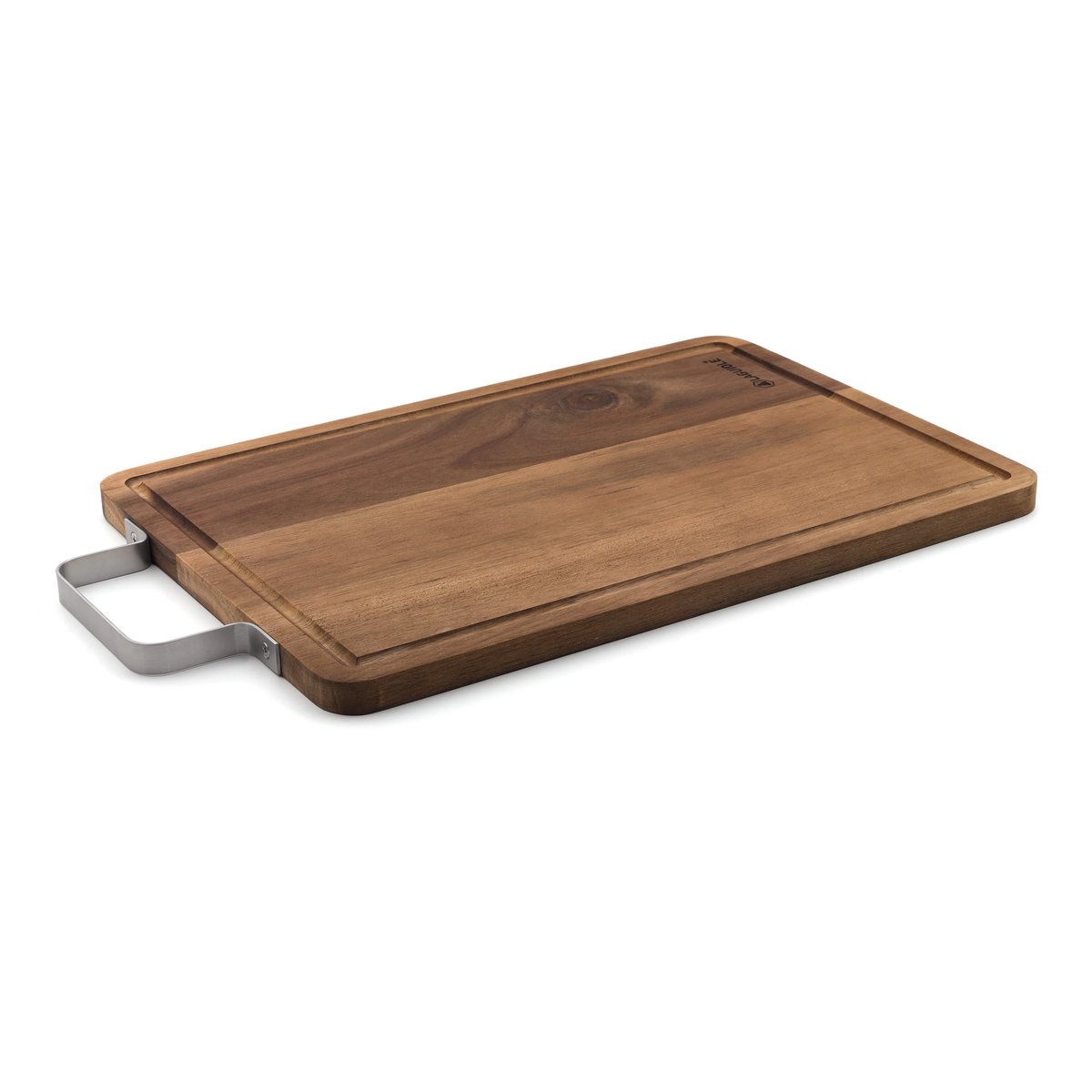 Planche à viande acacia + couteau et fourchette - Reflet bois / argent, LAGUIOLE CUISSON