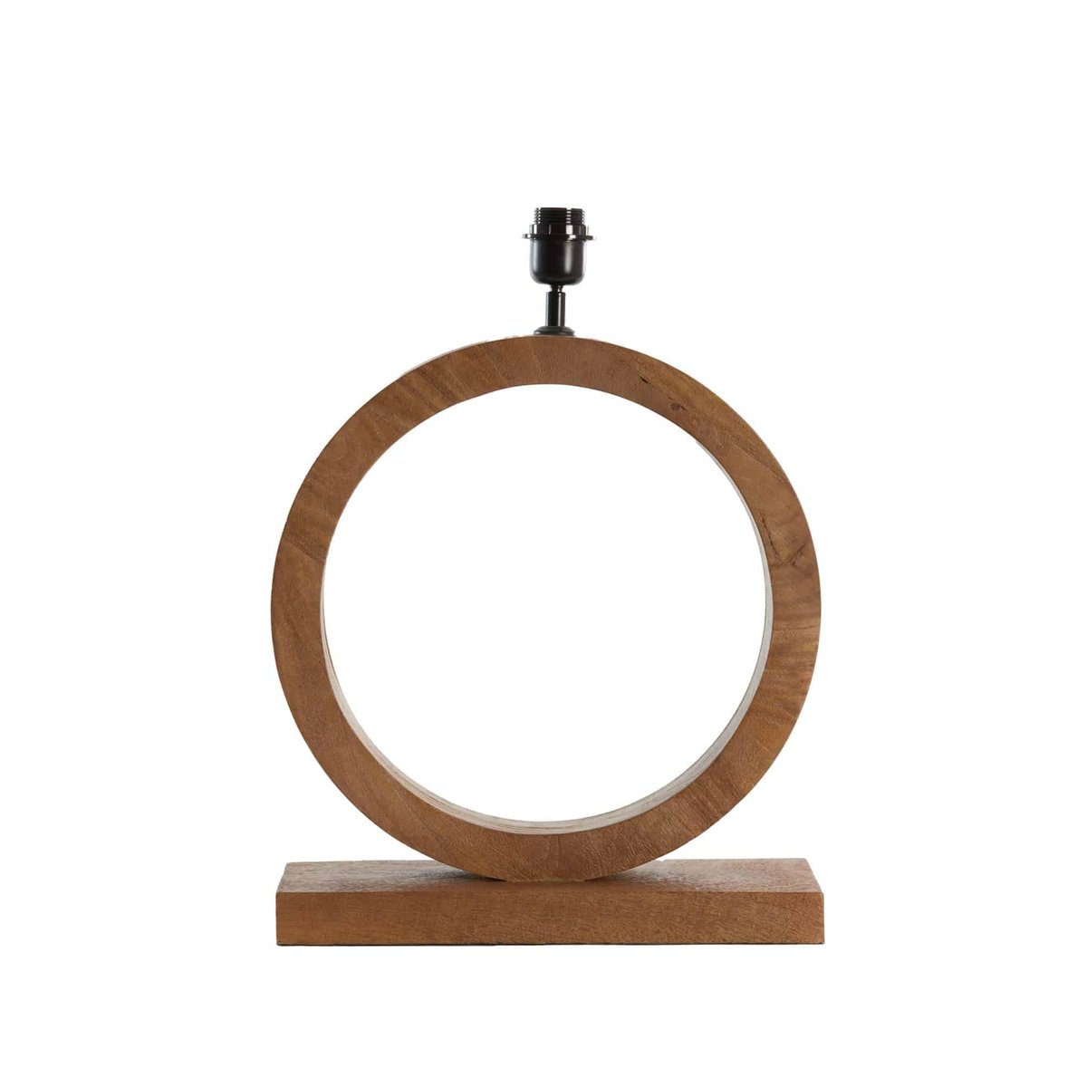 Base De La Lampe Bois TINAR marron, LIGHT & LIVING
