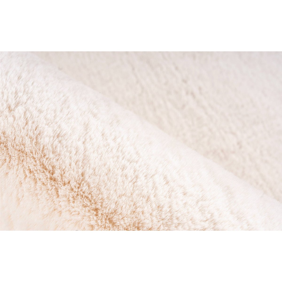 Tapis shaggy poils longs antidérapant ivoire crème lumineux, ARTE ESPINA
