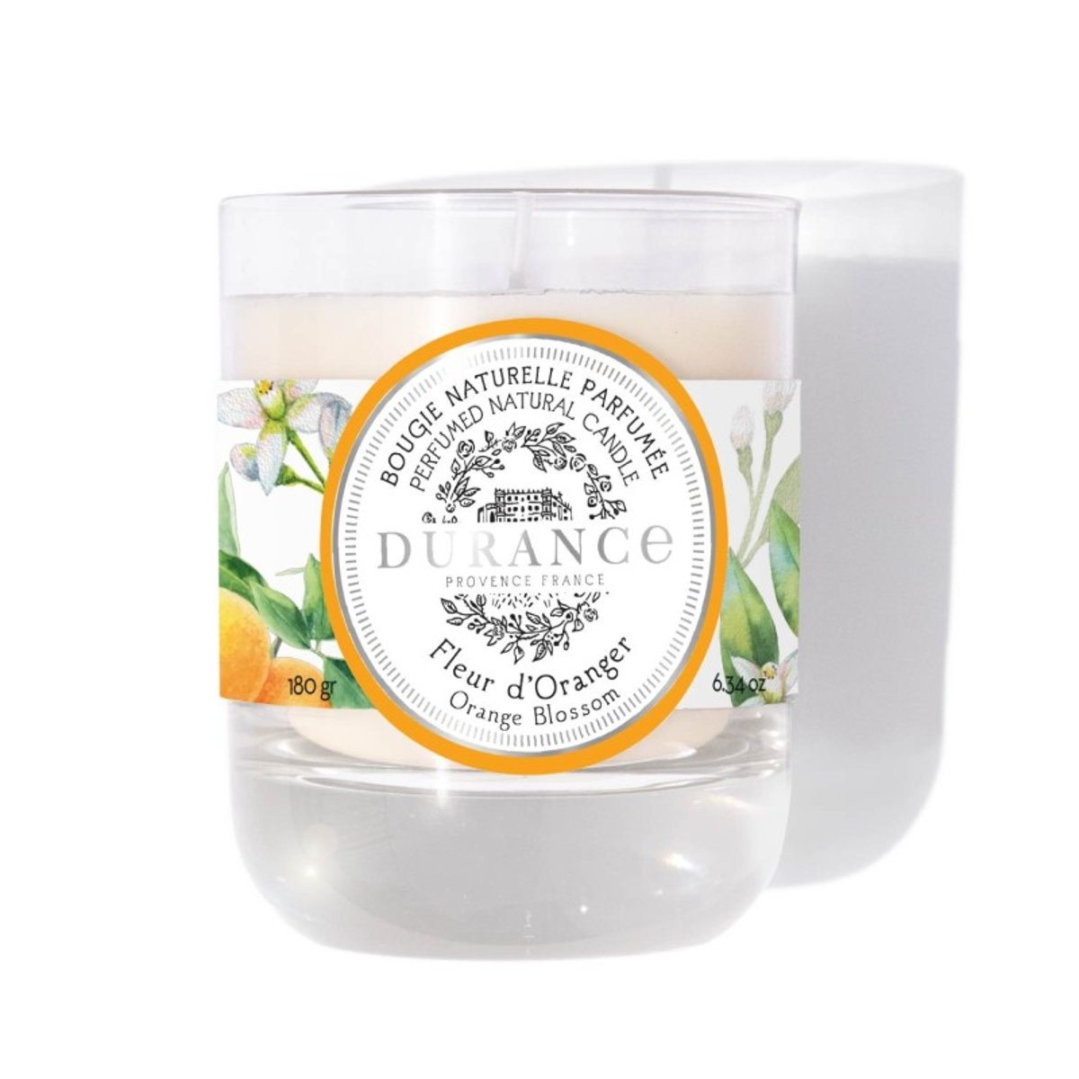 Bougie parfumée FLEUR D'ORANGER couleur unique, DURANCE