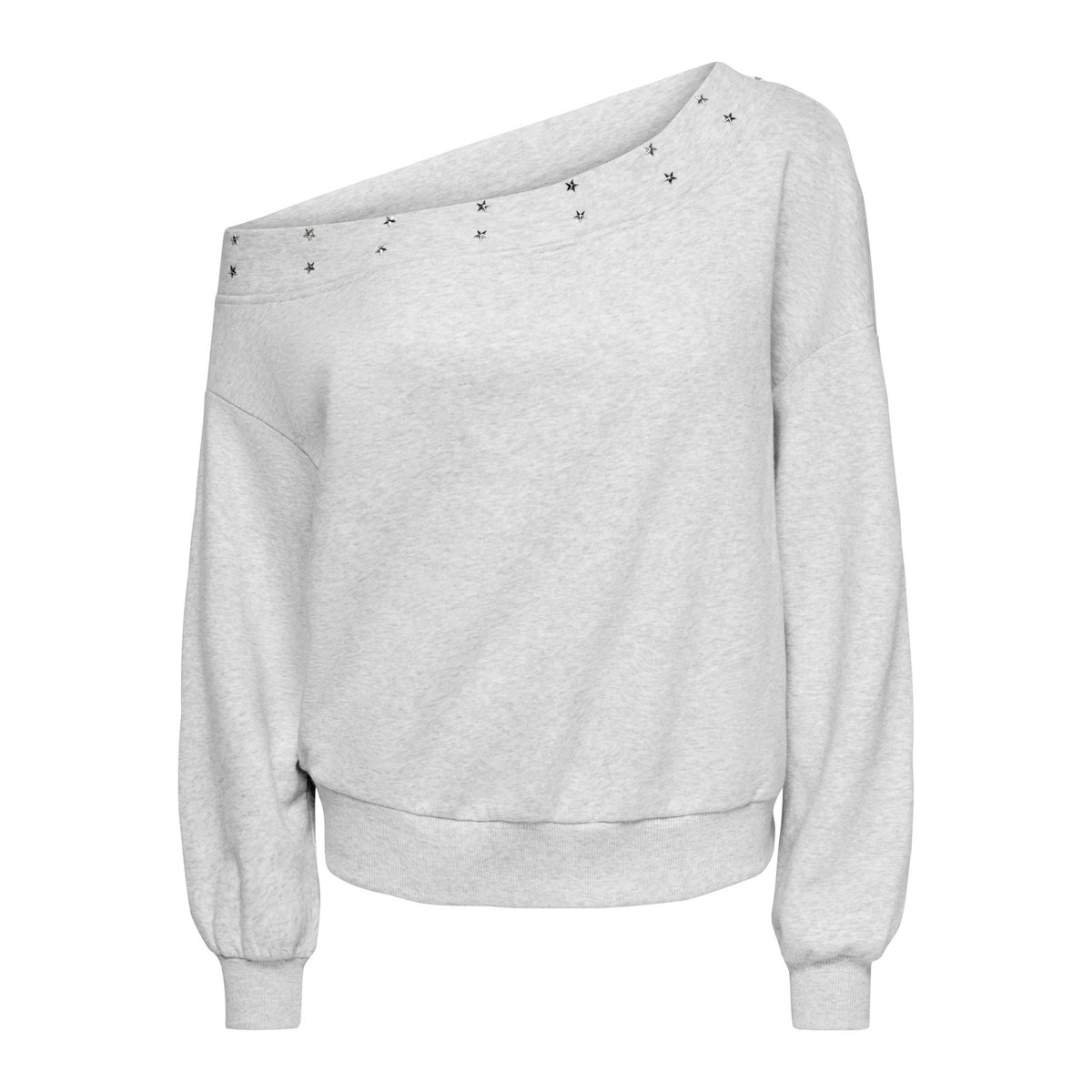 Sweat-Shirt grise - light grey melange, ONLY