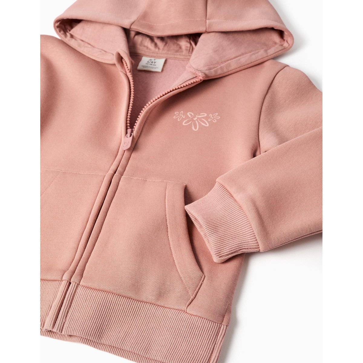 Ensemble de jogging en coton peigné avec imprimé fleur rose, ZIPPY