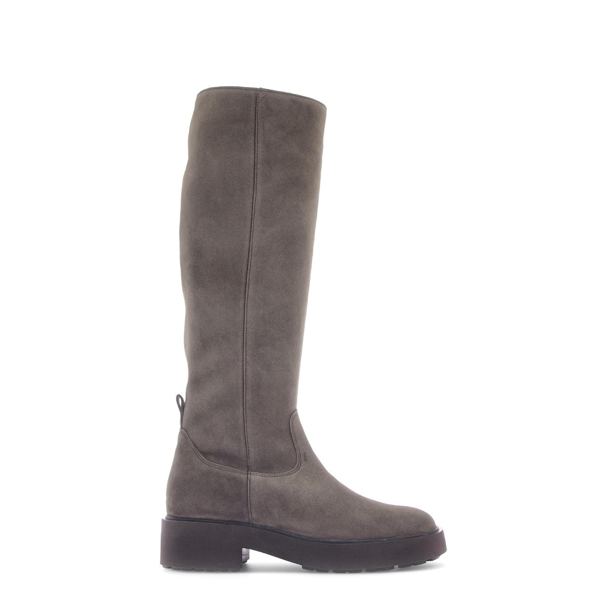 Bottes en cuir à talon décroché marron velours, GABOR