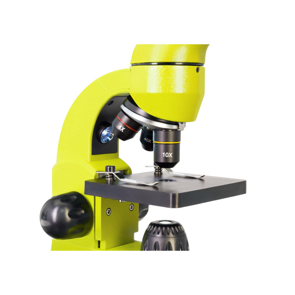 Microscope Rainbow 50L PLUS Lime (EN) couleur unique, LEVENHUK