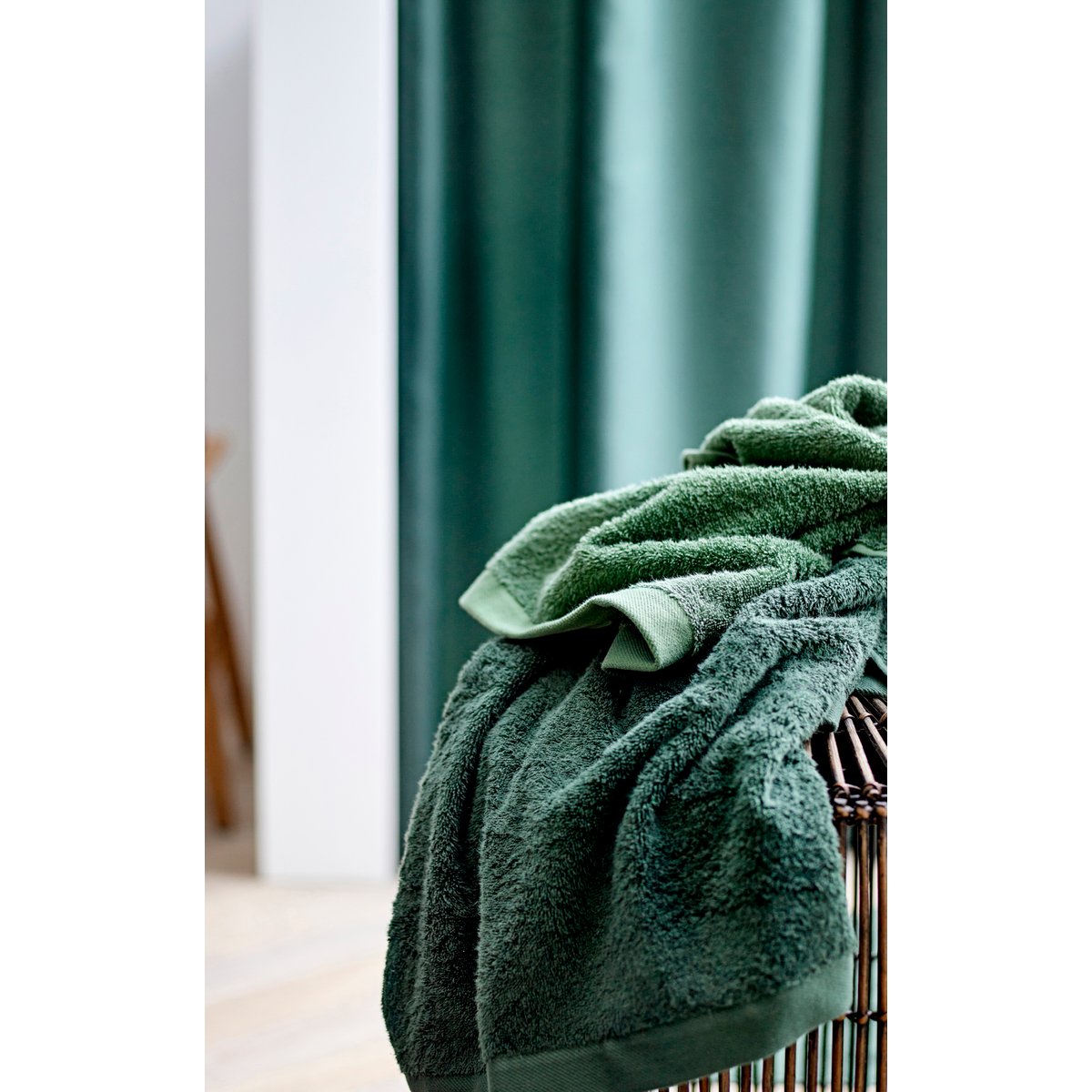 Rideau de douche COMFORT vert sapin, SÖDAHL