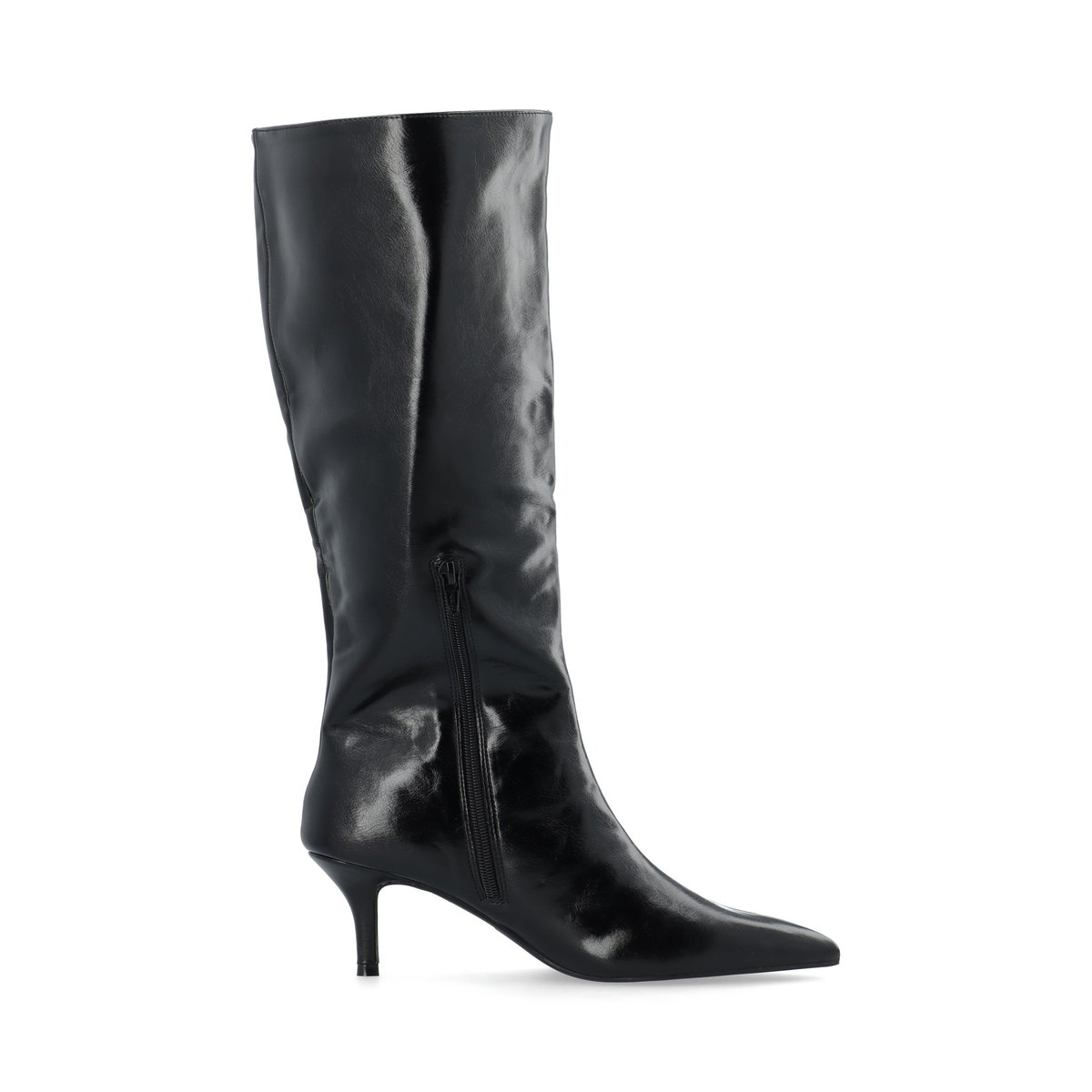Bottes Au Genou noir - blackpratia1, BIANCO