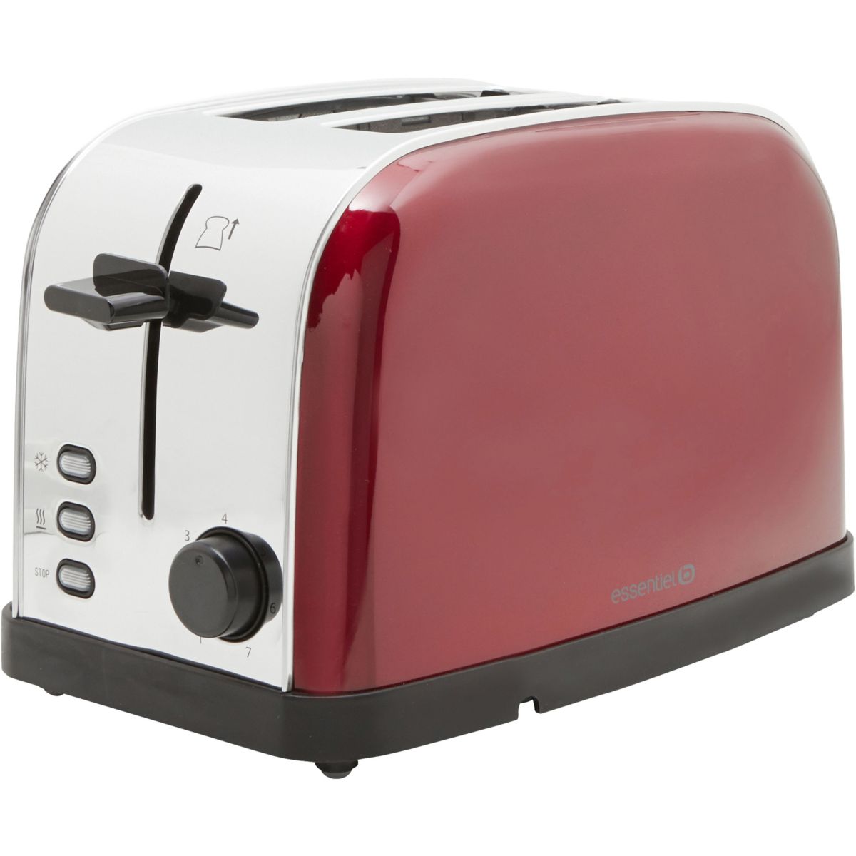 Grille-pain ETT 9R Memphis rouge inox rouge / inox, ESSENTIEL B