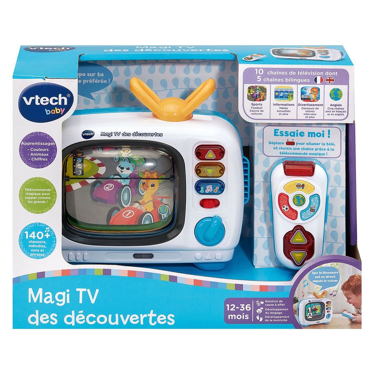 Jeu éducatif Magi TV des découvertes couleur unique, VTECH
