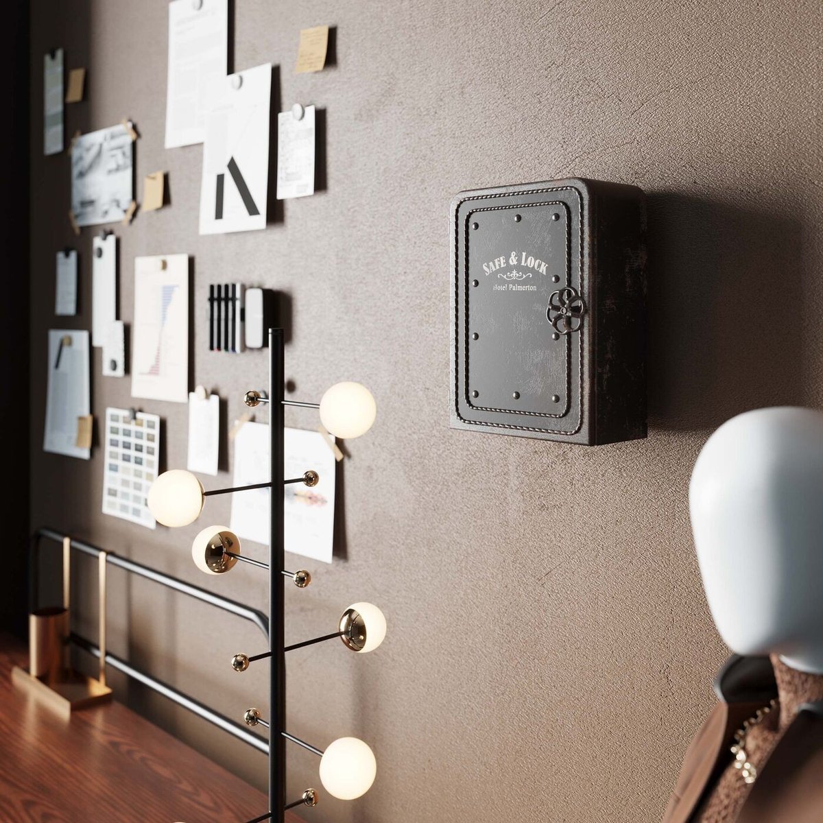 Armoire à clés, SAFE couleur unique, KARE DESIGN