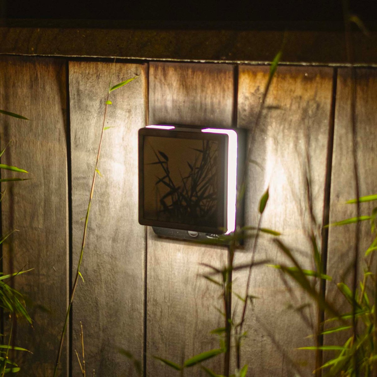 Applique murale solaire MOZE SOLAR matt black, LUMISKY