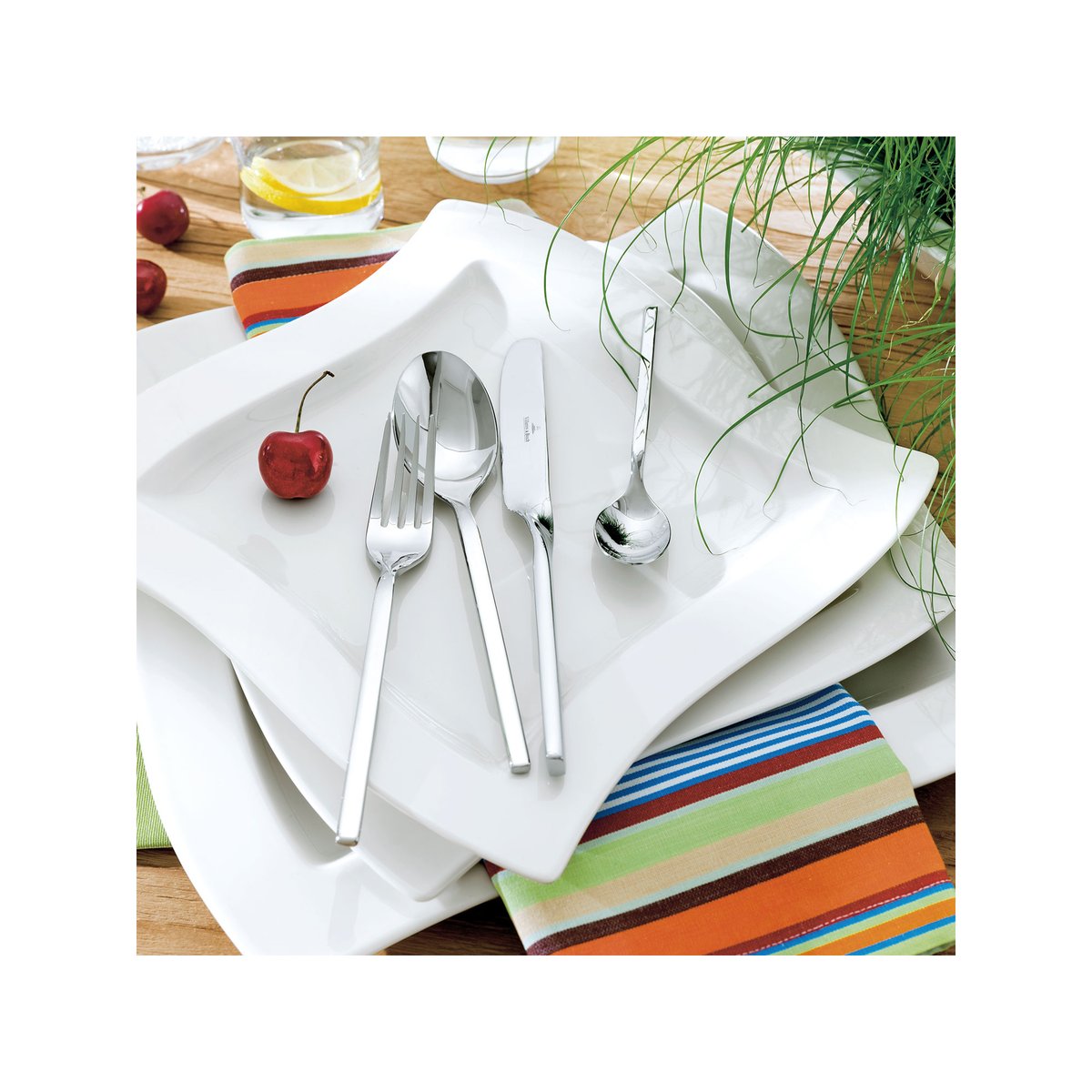 Ménagère 24Pcs. NEWWAVE argent/platine, VILLEROY & BOCH