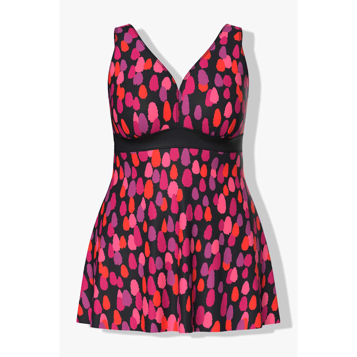 Robe de bain à pois orchidée, ULLA POPKEN