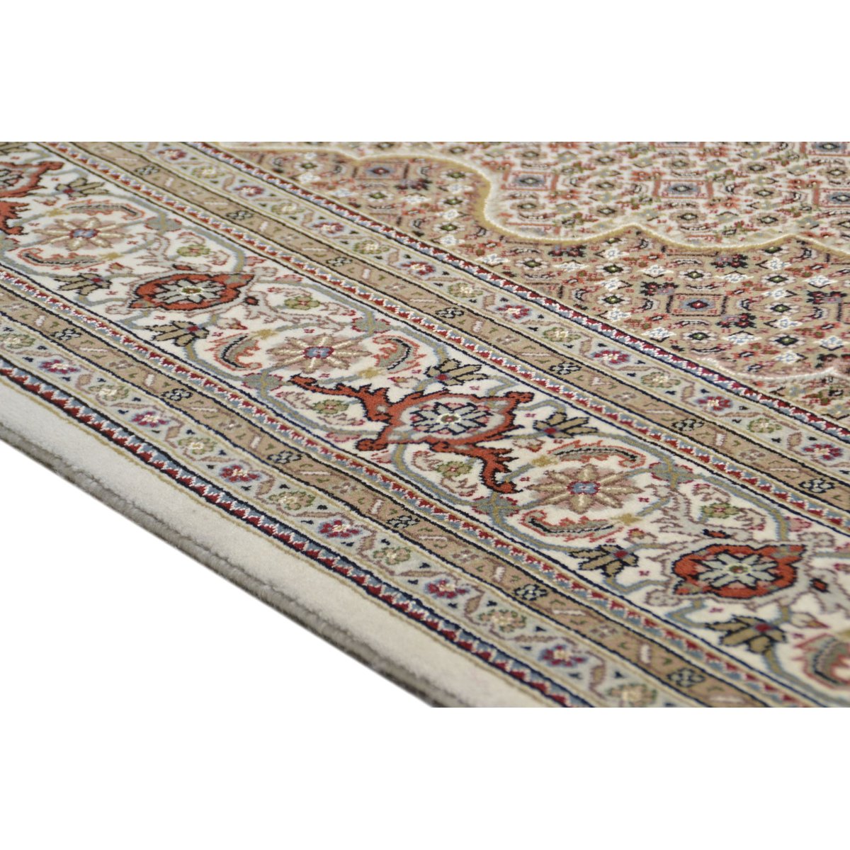 Tapis d'orient - SIRSA SILK crème / crème, THEKO