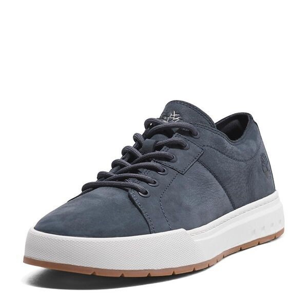 Lage nubuck lederen sneakers Maple Grove blauw, TIMBERLAND