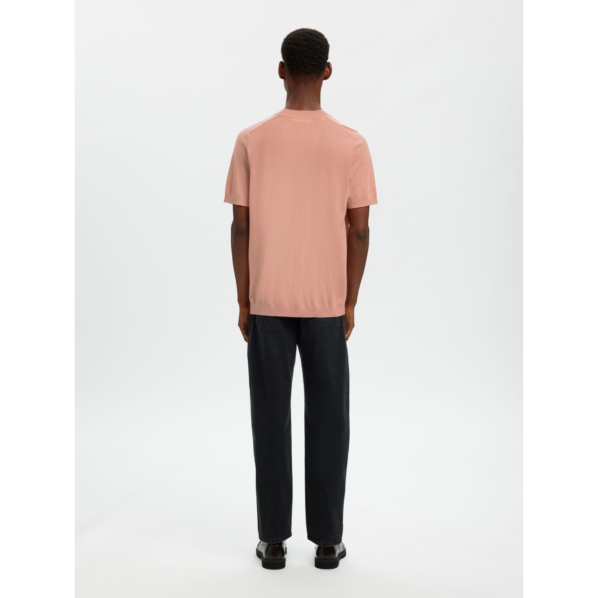 T-Shirt rose dawn, SELECTED
