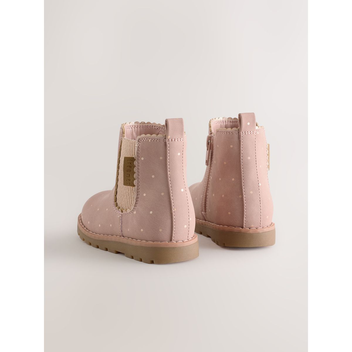 Bottines chelsea pois roses, NEXT