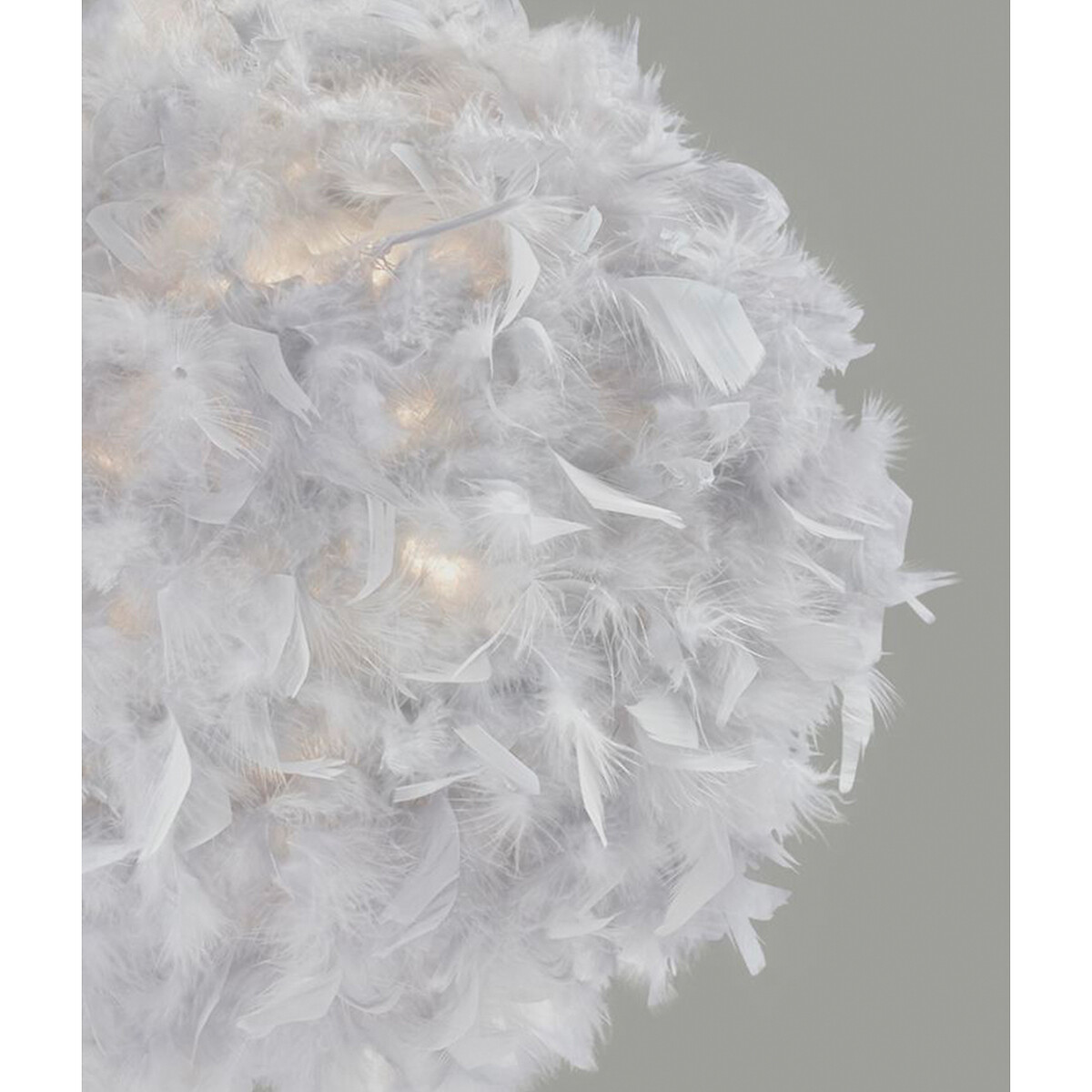 50cm Fylde Feather Ceiling Shade in Grey grey, SO'HOME