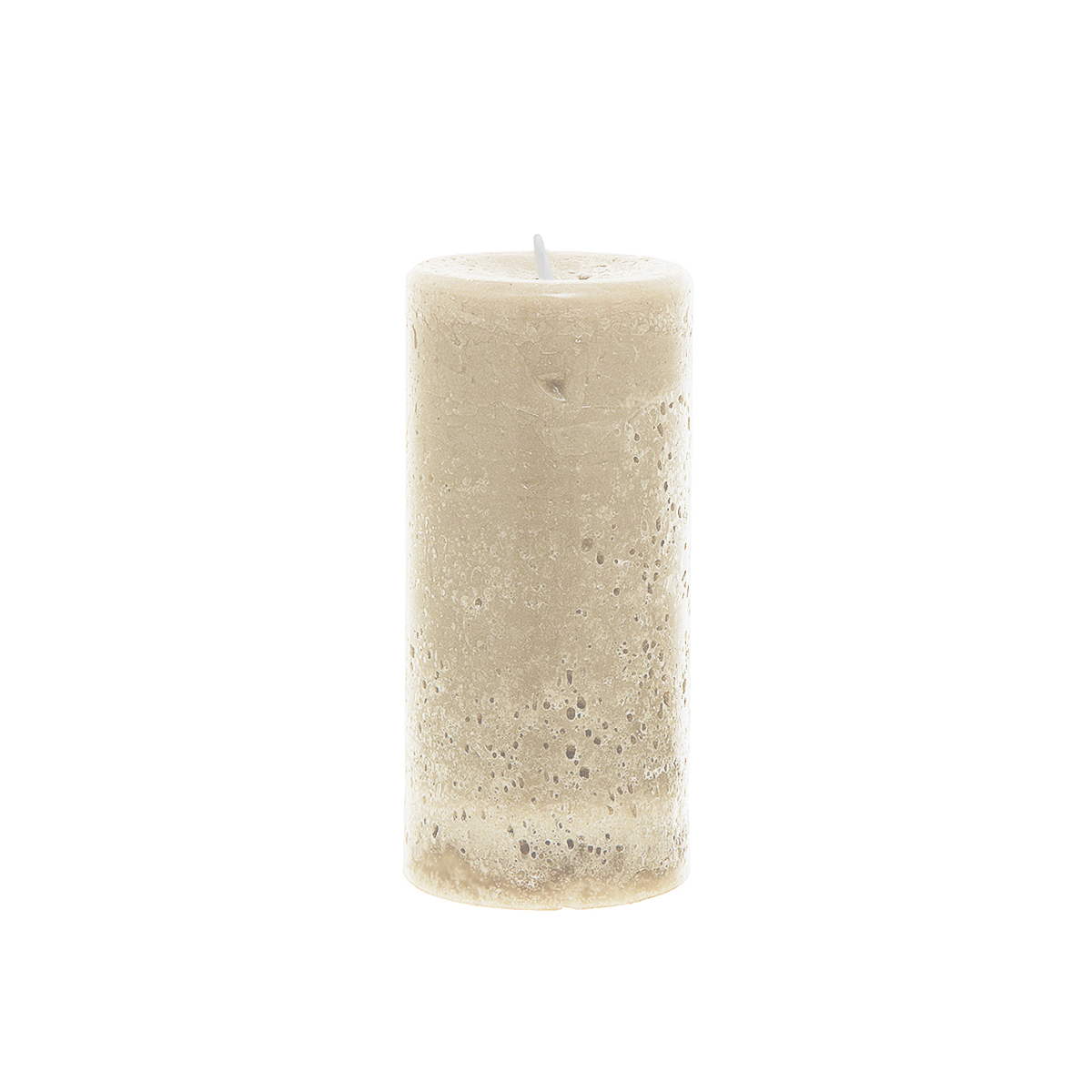 Bougie cylindrique H15 gris, SIA DECO