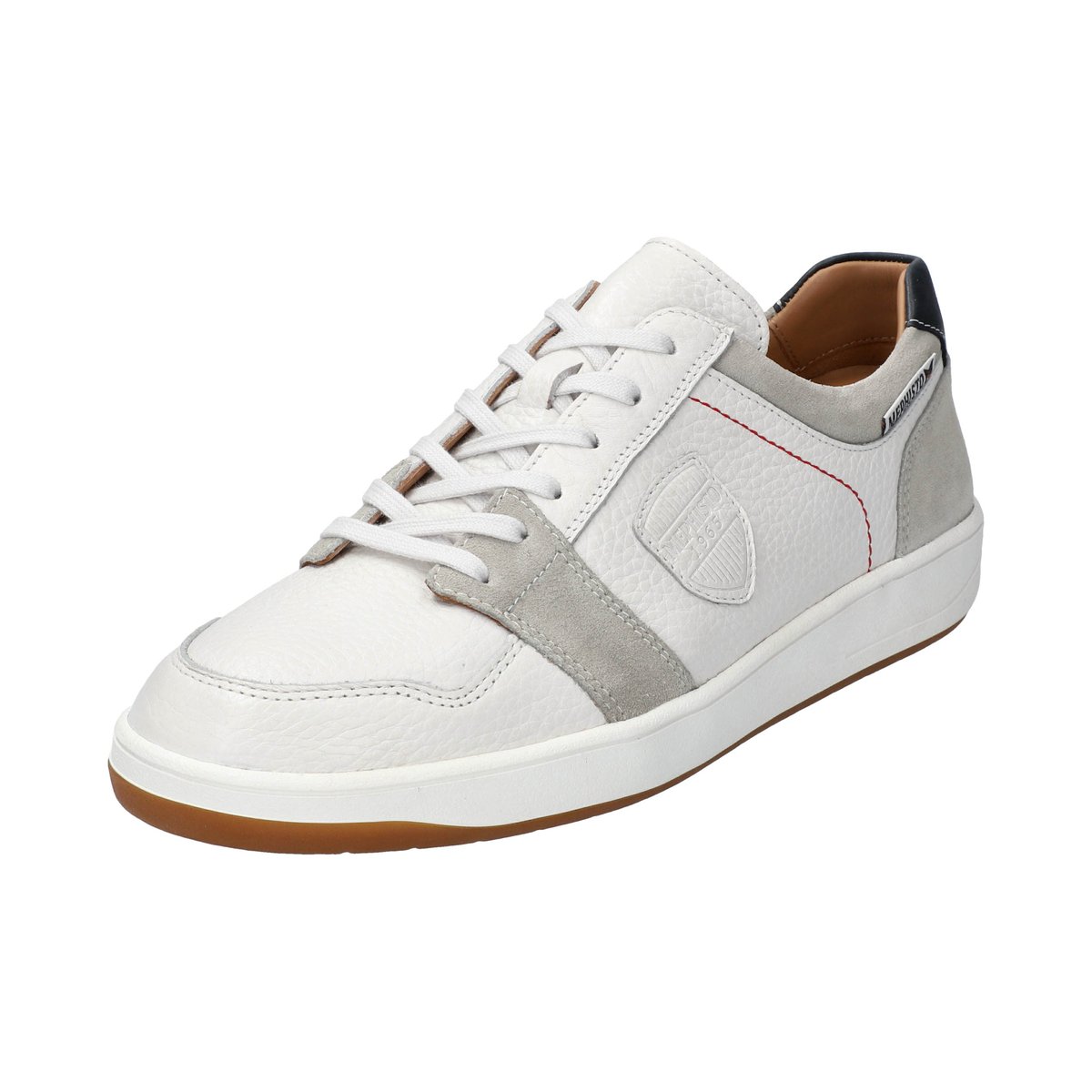 Baskets en cuir HUGH blanc p5138985, MEPHISTO