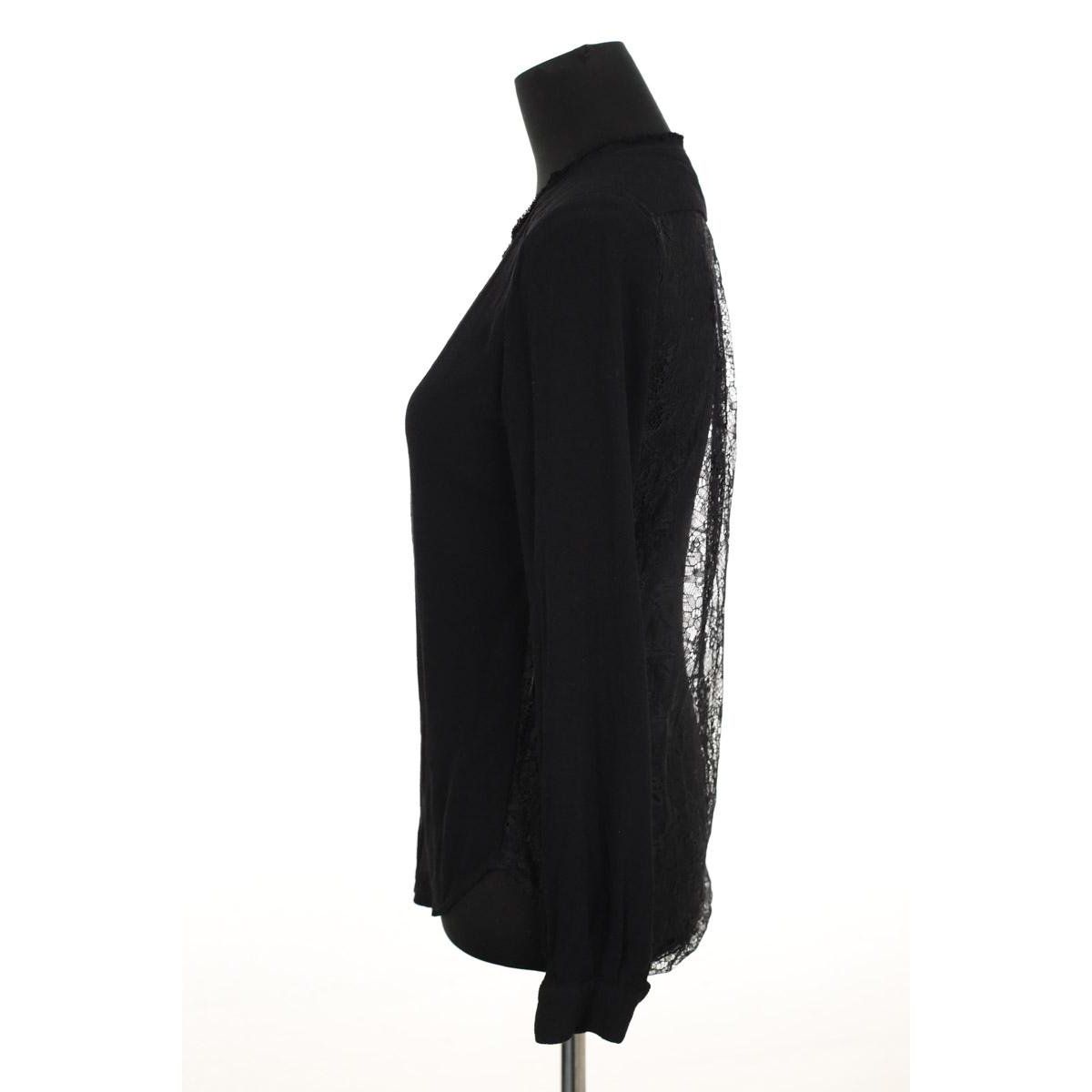 Blouse - Très Bon État noir, SANDRO