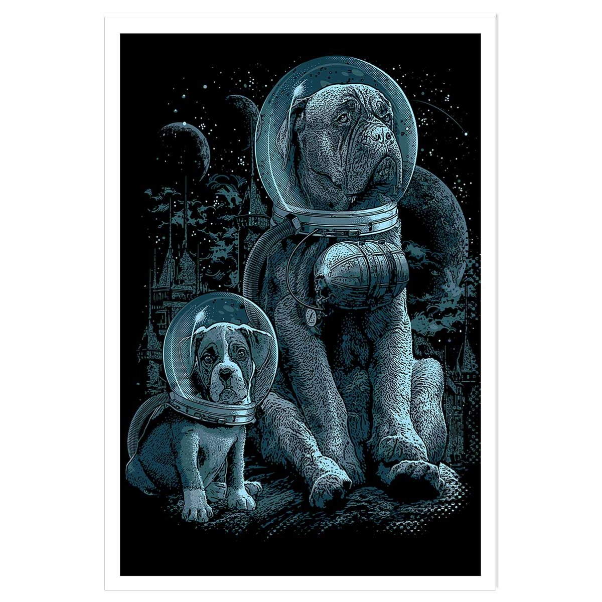 Affiche enfant la maison nous manquait affiche seule, HEXOA