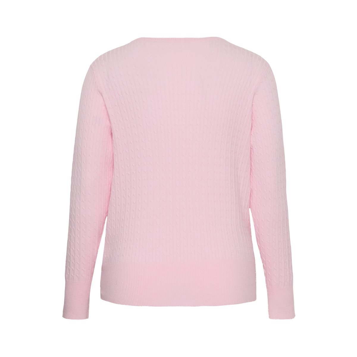 Pullover tricoté rose ballerina/red heart, KAFFE CURVE