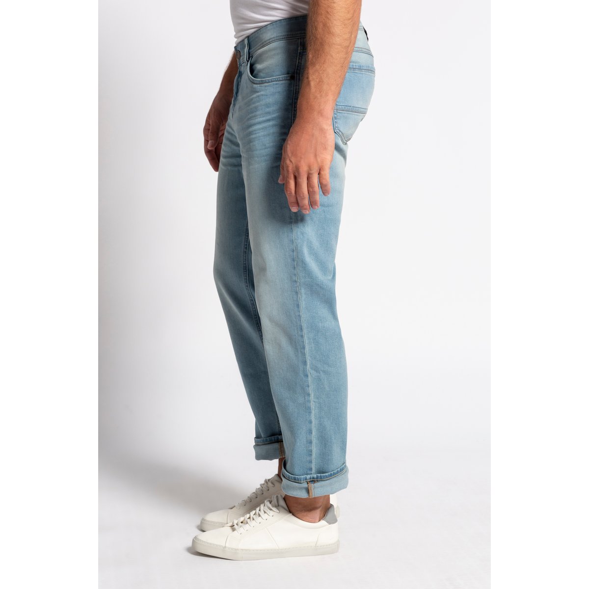 Jean ventre confort, denim jean blanchi, JP1880