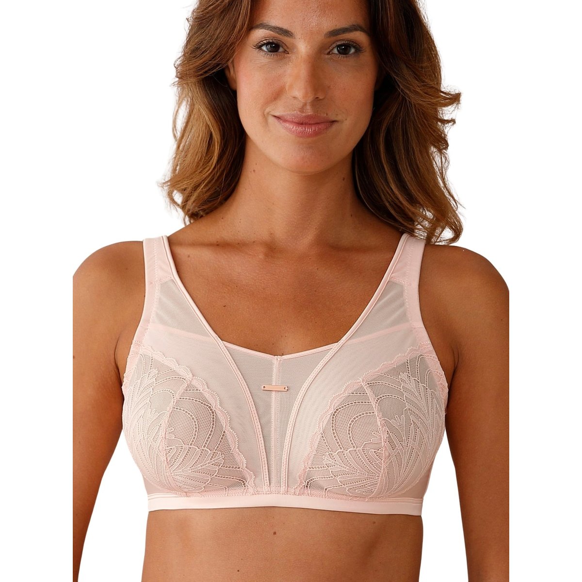 Soutien-gorge sans armatures enveloppant rose, DAXON
