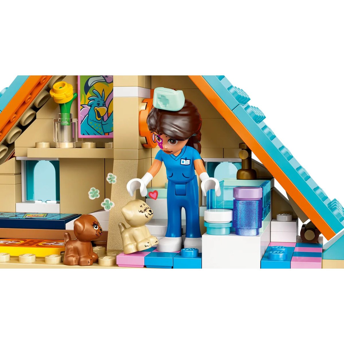 LEGO Friends - Clinique Vétérinaire pour Chevaux et Animaux de Compagnie - 42651 multicolore, LEGO