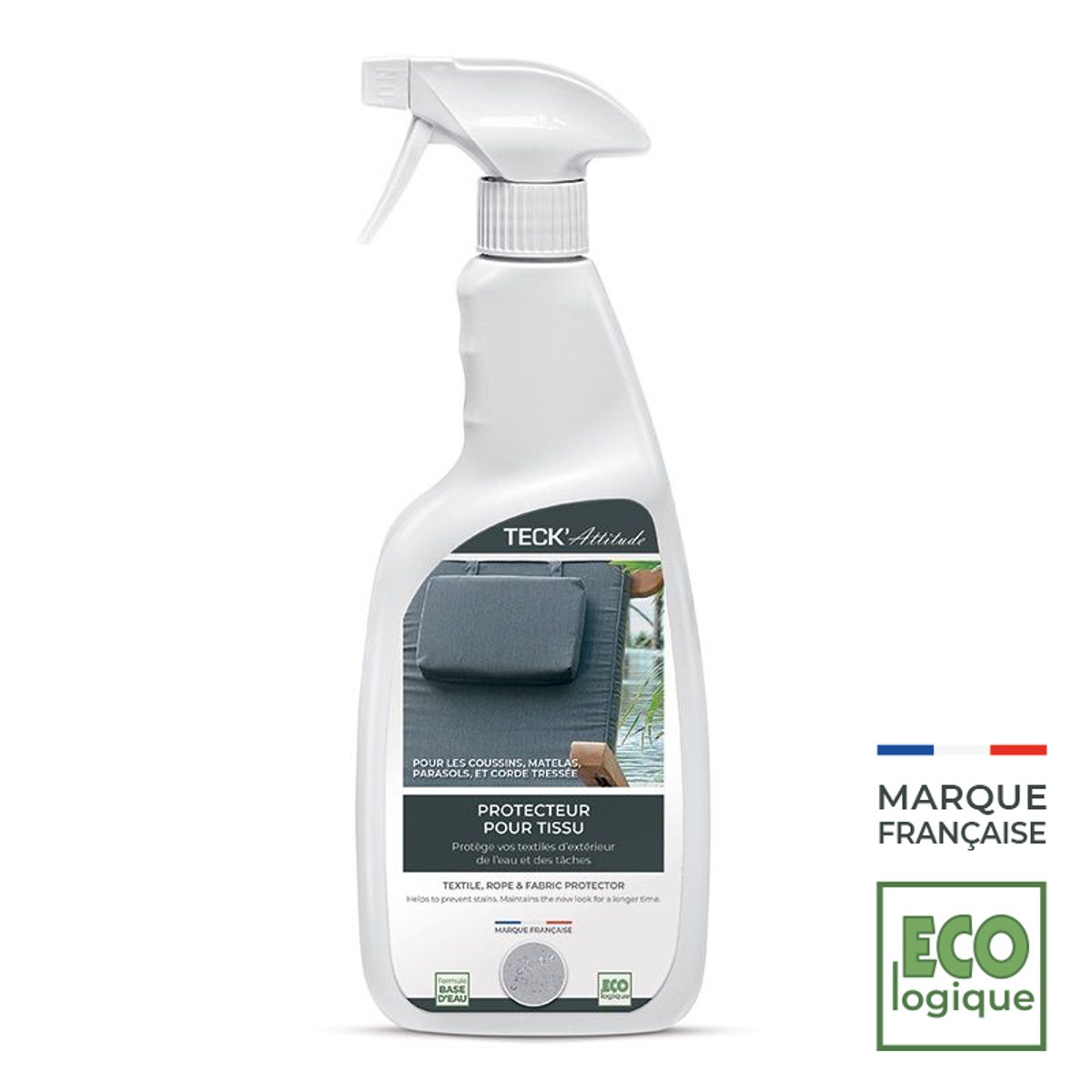 Protecteur pour tissus 750 ml couleur unique, TECK ATTITUDE