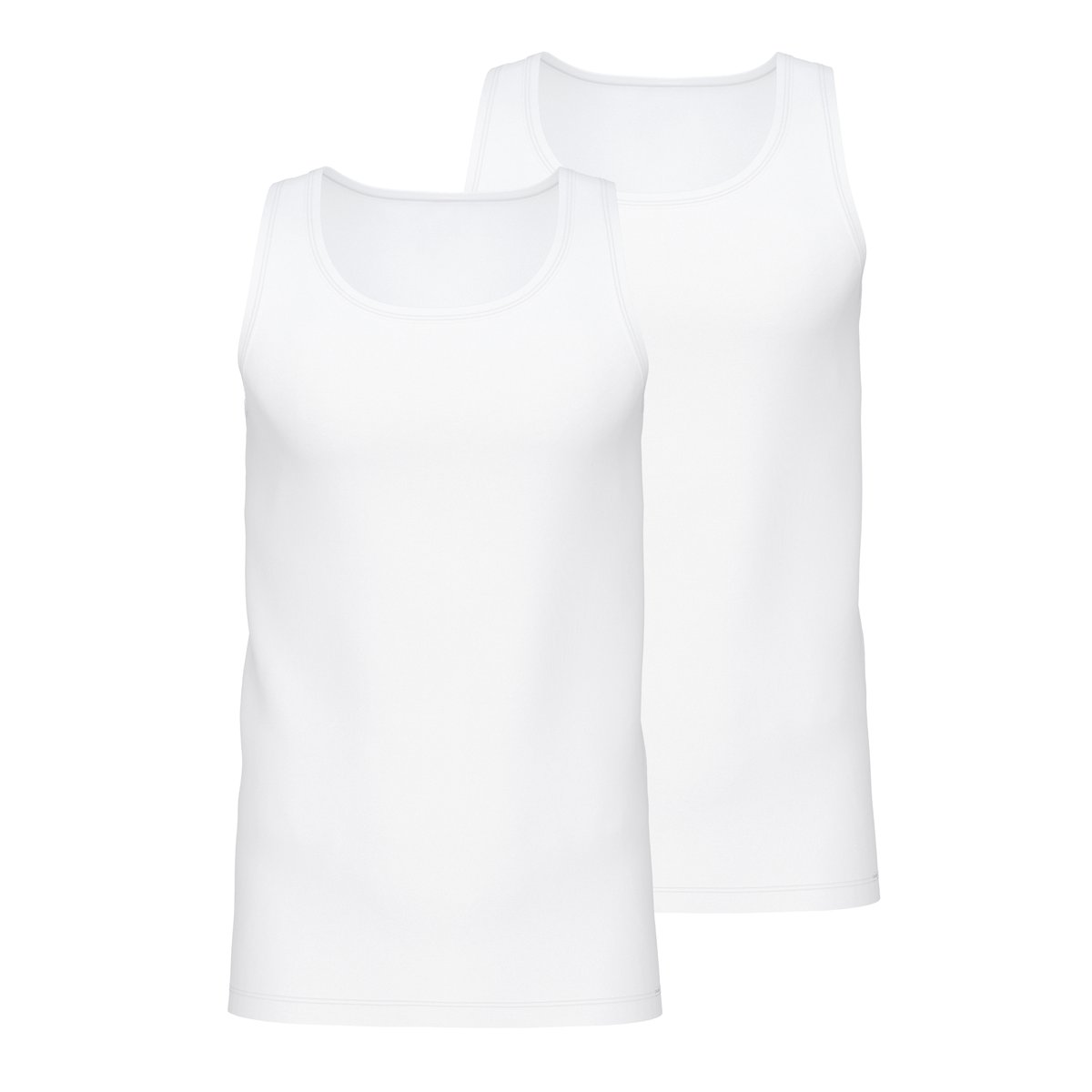 Debadeur, en duo-pack sans manches Coton NATURAL BENEFIT blanc, CALIDA