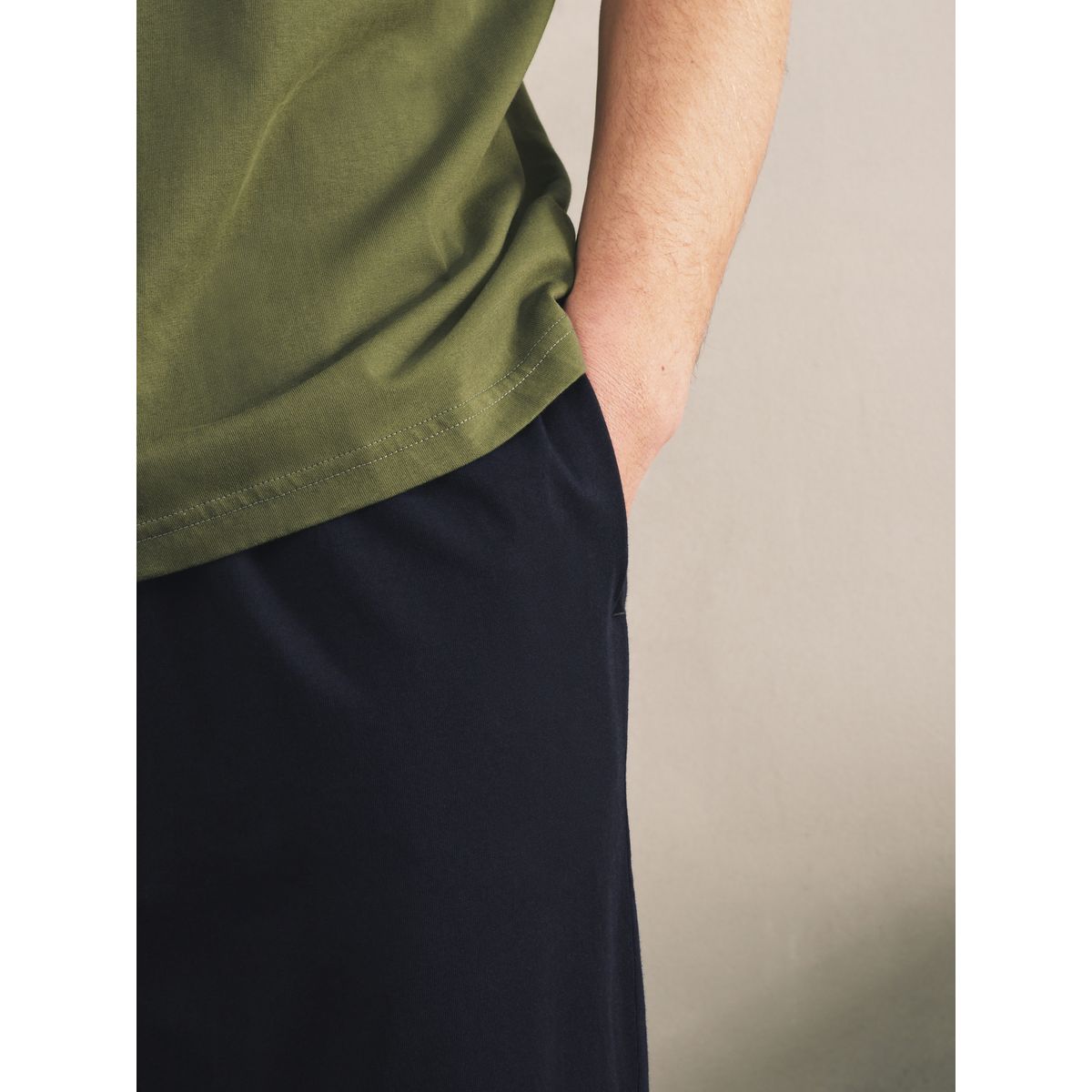 Pyjama imprimé à manches courtes, lot de 2 vert/orange, NEXT