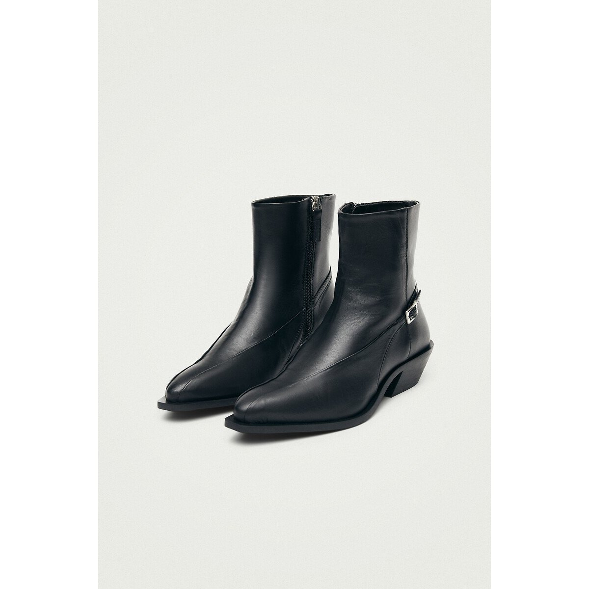 Lizzie Leather Ankle Boots black, ALOHAS
