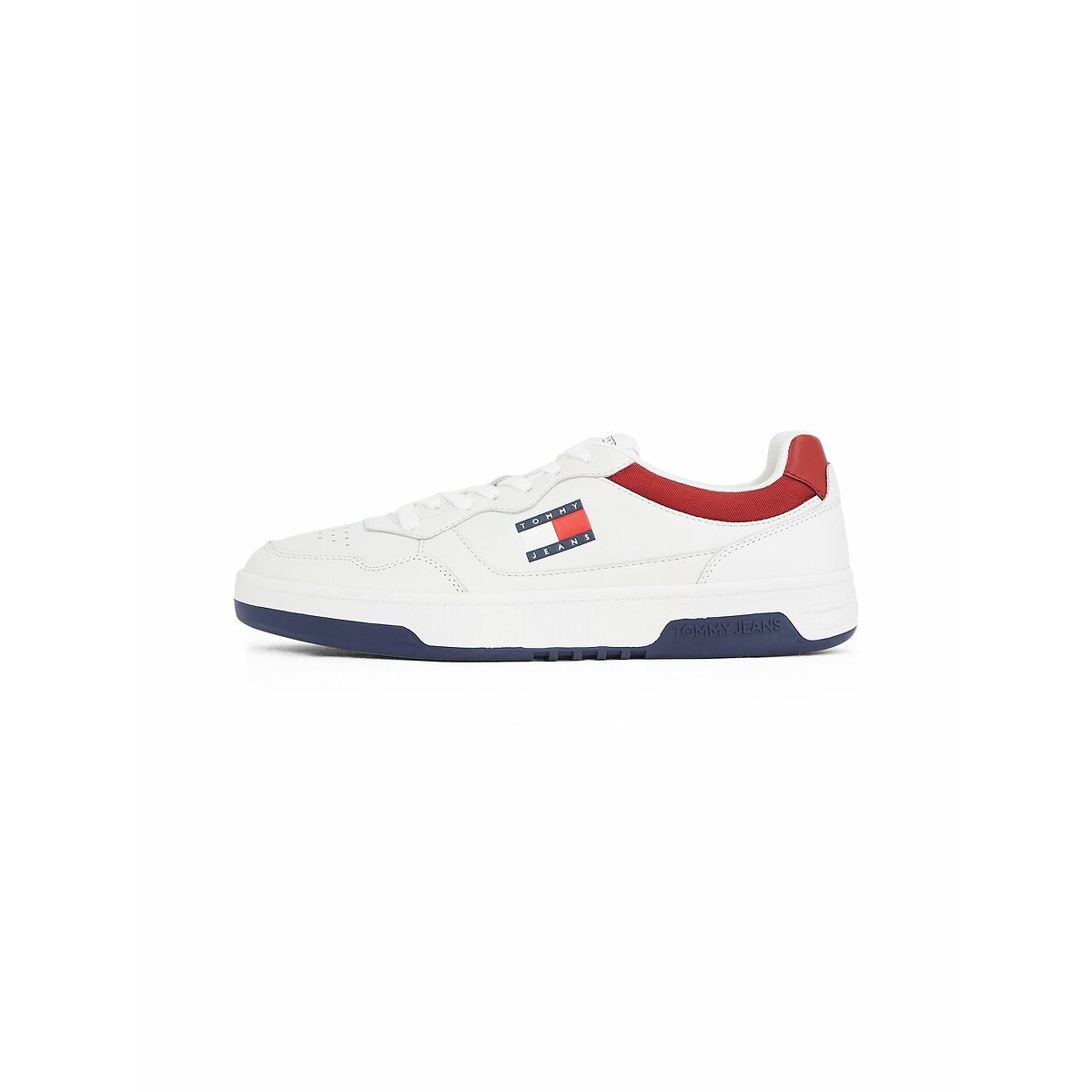 Baskets Cupsole Ess blanc/bleu/rouge, TOMMY JEANS