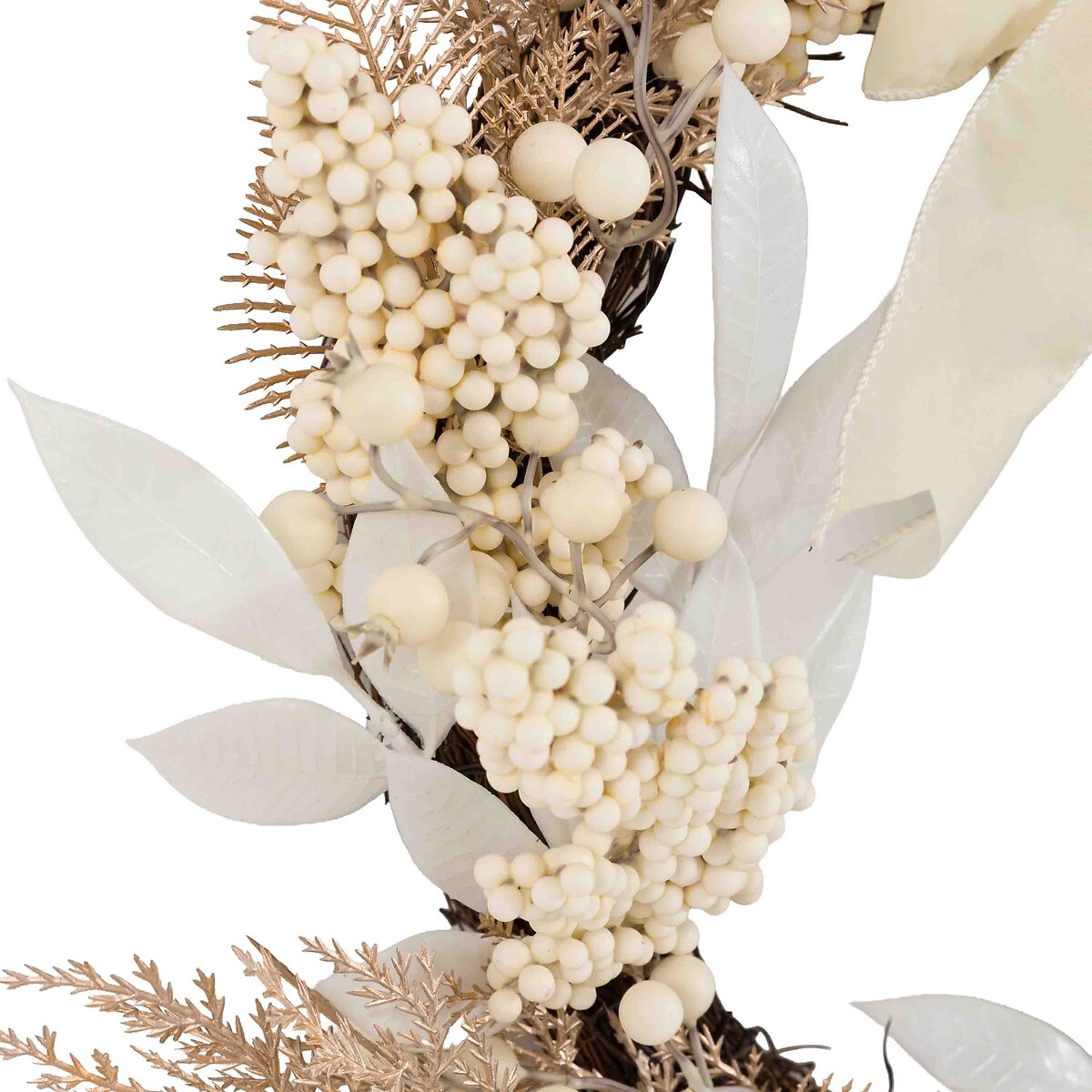 50cm Berry Wreath in Cream cream, ÉDITÉ