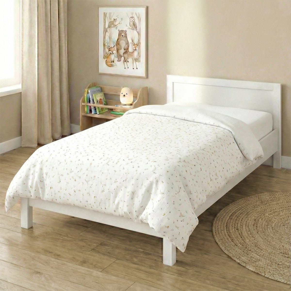 Housse de couette réversible SIDONIA sidonia, beige, écru, blanc, SEVIRA KIDS