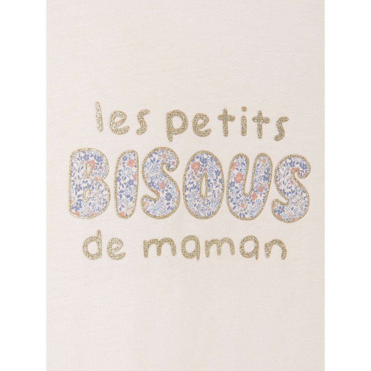 T-shirt manches longues écru, VERTBAUDET