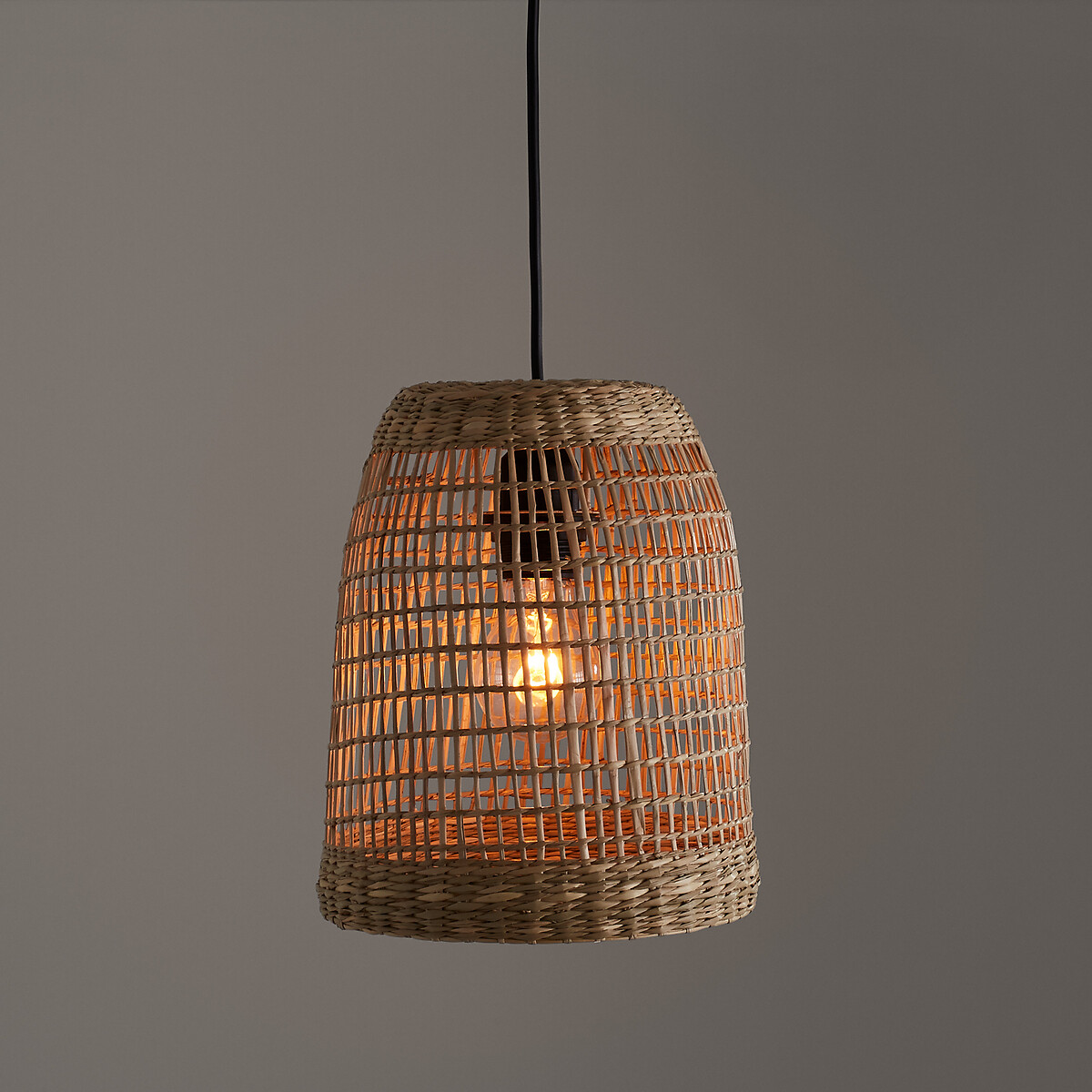 Suspension ou baladeuse en herbier, diamètre 20 cm, MAKITA naturel, LA REDOUTE INTERIEURS