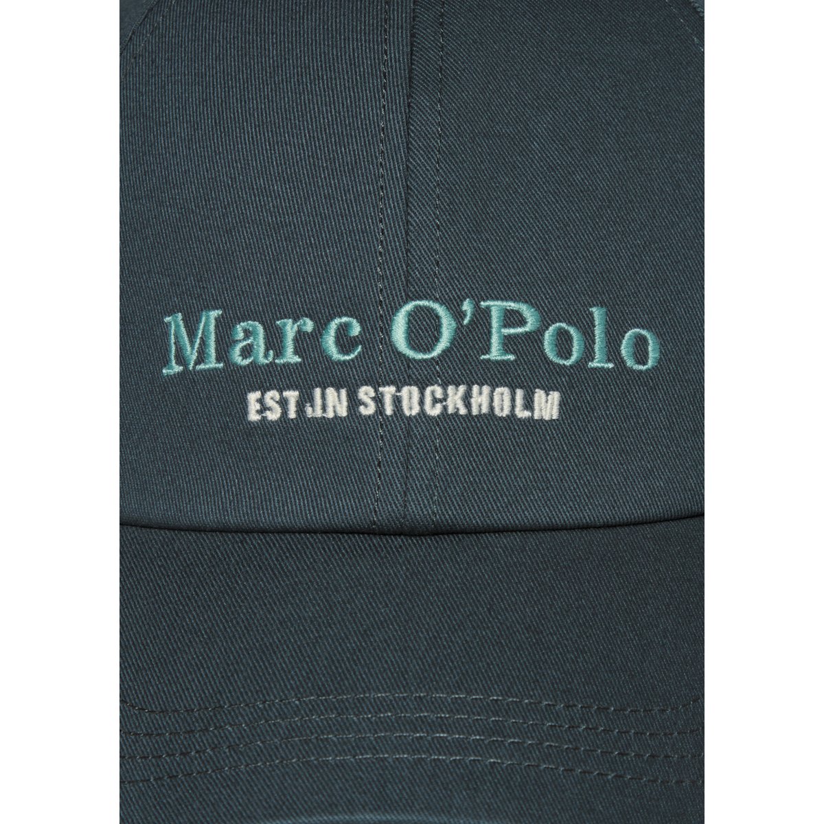 Cap en sergé organique de haute qualité gris foncé, MARC O'POLO