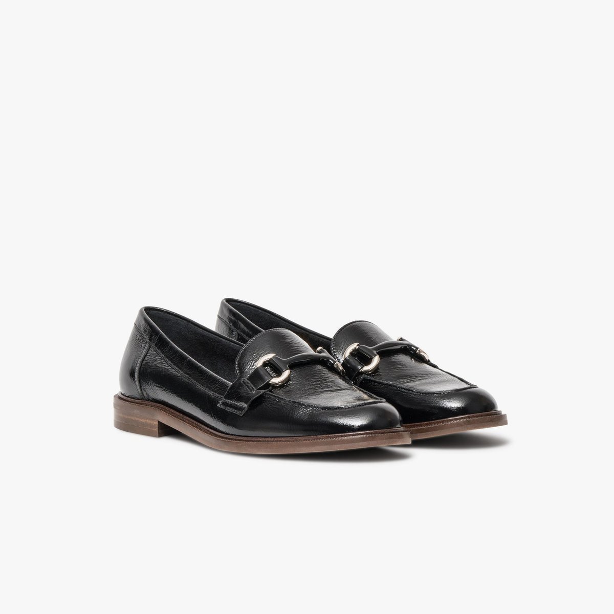 Mocassin en cuir ALANIA noir, BOCAGE