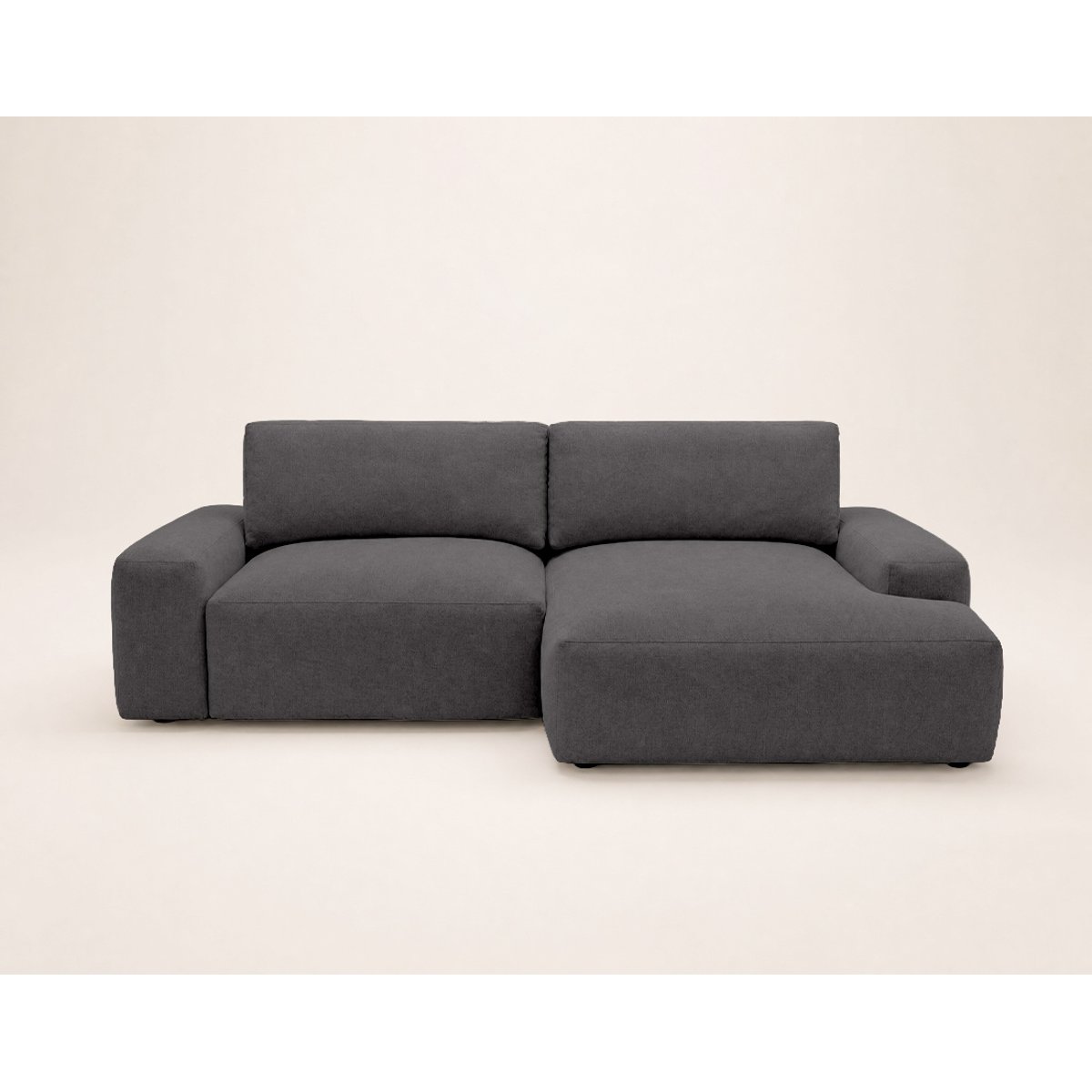 Canapé d'Angle Convertible 4 places - TAMA gris, BEST MOBILIER