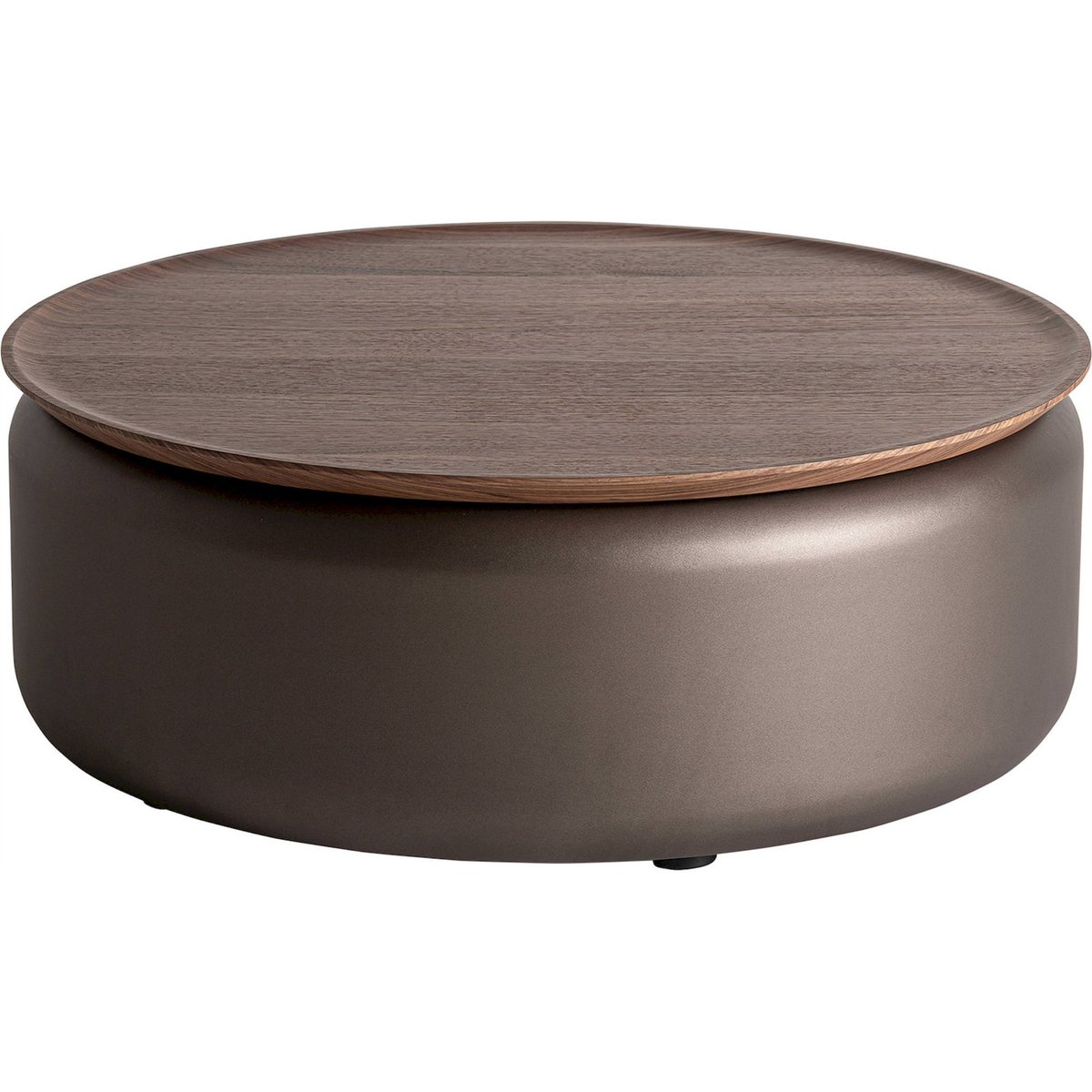 Table basse style art déco pour salon bois marron teinté naturel, RECOLLECTION