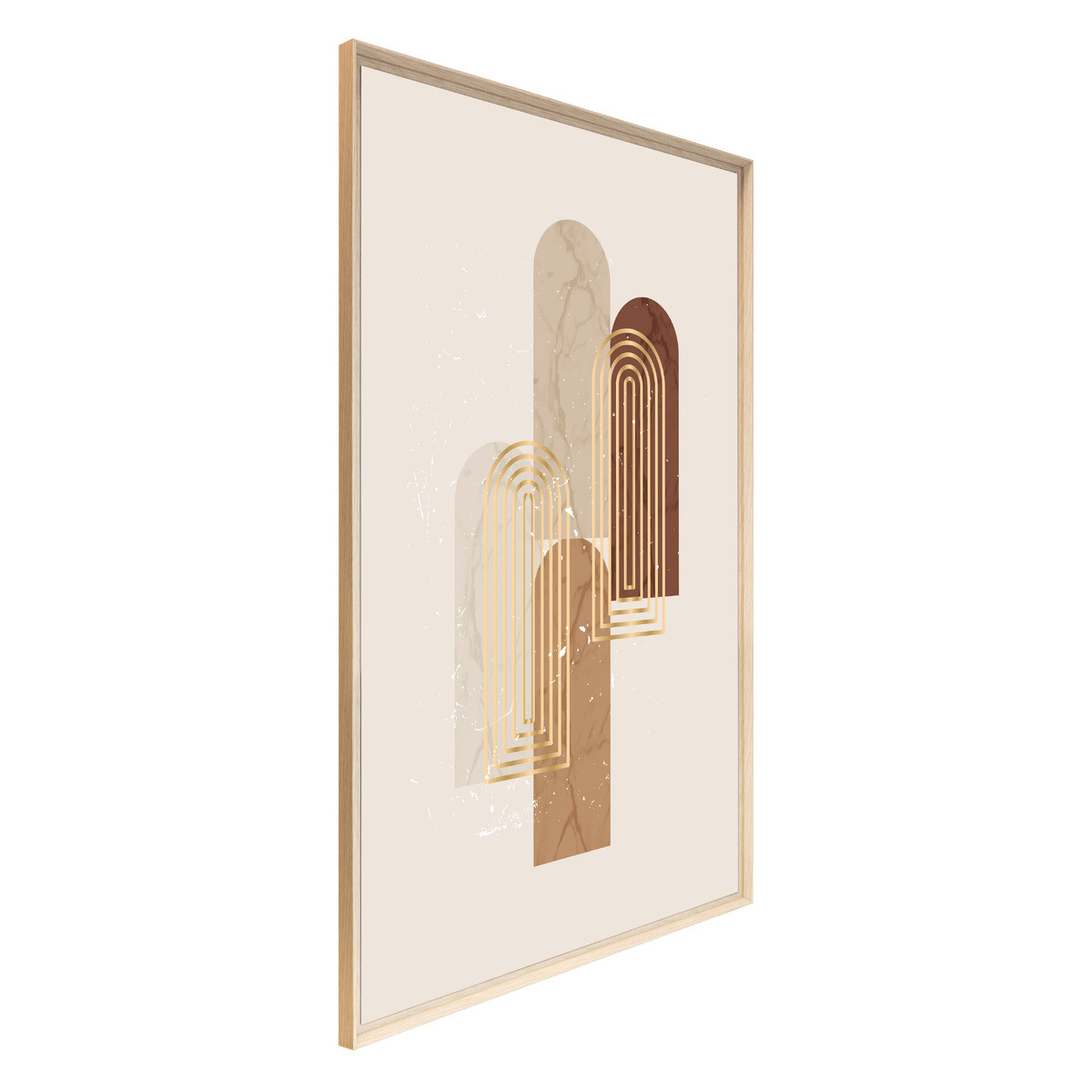 Tableau Mural Encadré Arches Dorées Minimalistes ABSTRAIT tableaux encadrés, CEANOTHE