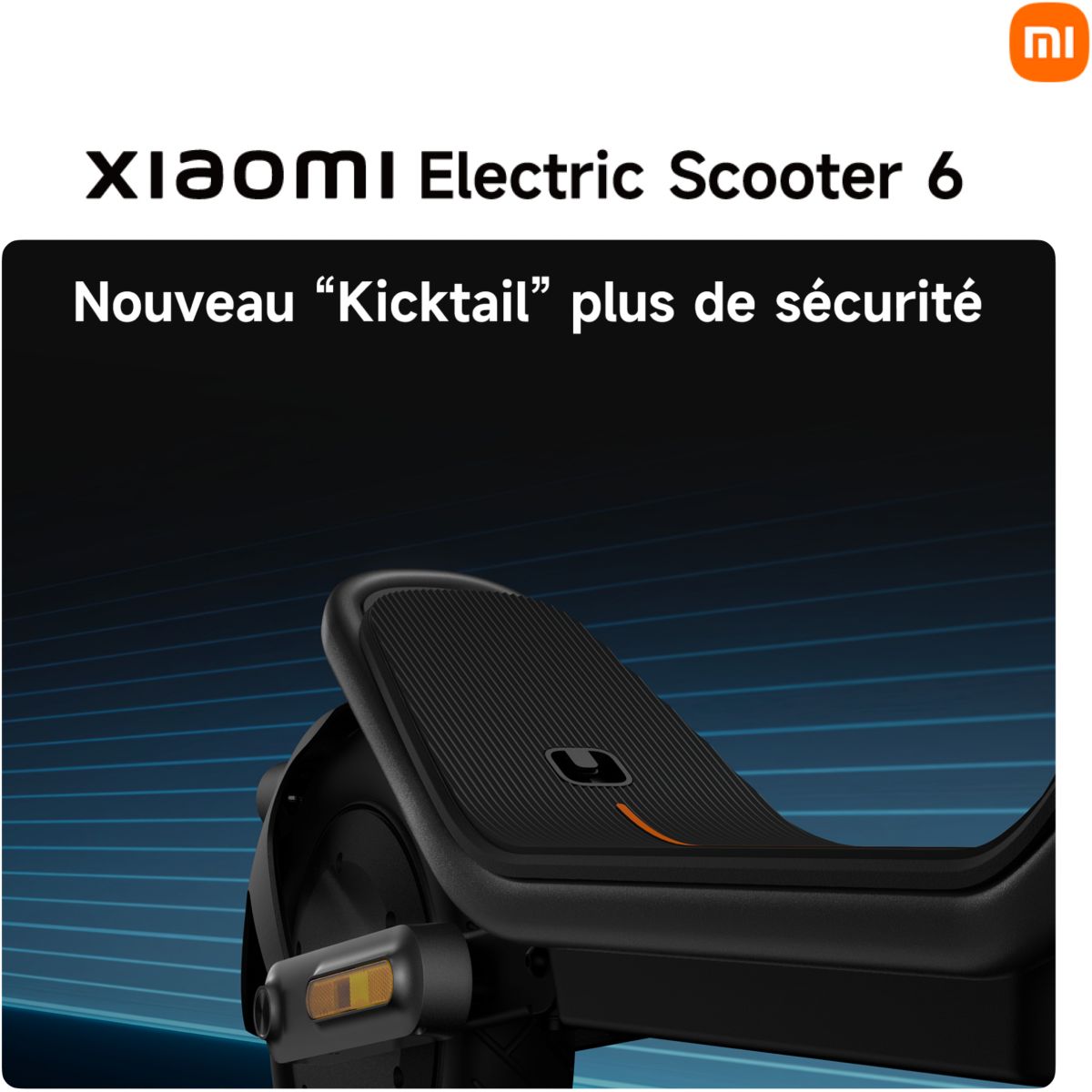 Trottinette électrique Electric Scooter 6 Noir noir, XIAOMI