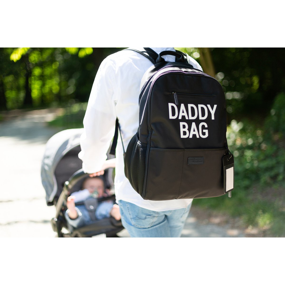 Sac à dos à langer Family club noir, CHILDHOME