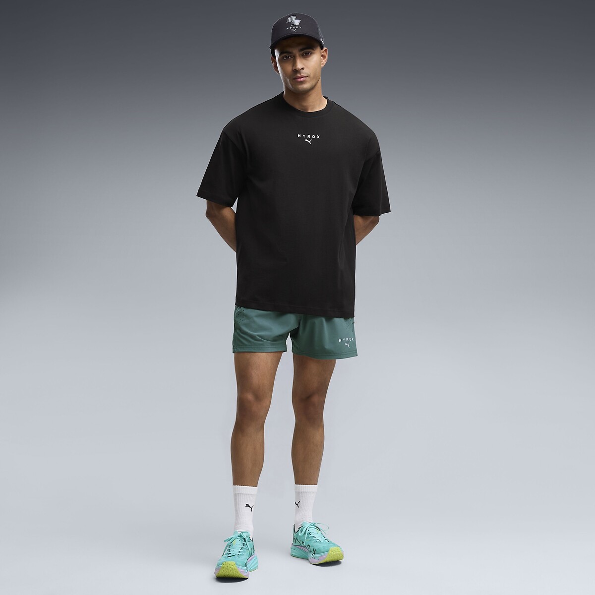 T-shirt lifestyle Hyrox preto , PUMA