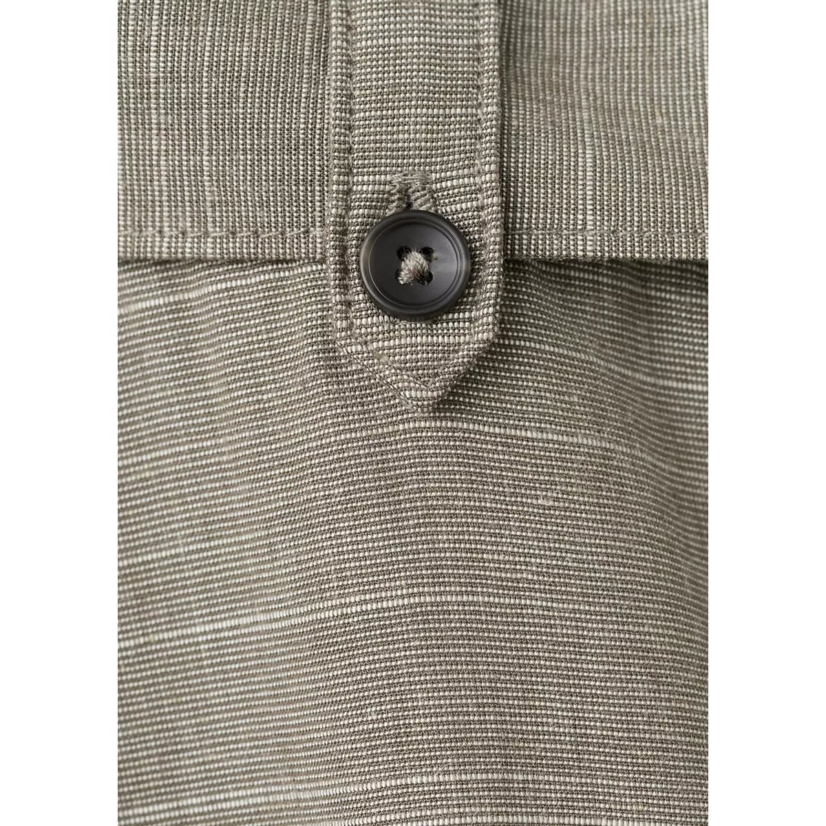 Pantalon mélange de lyocell et lin relaxed-fit gris vison, MANGO MAN