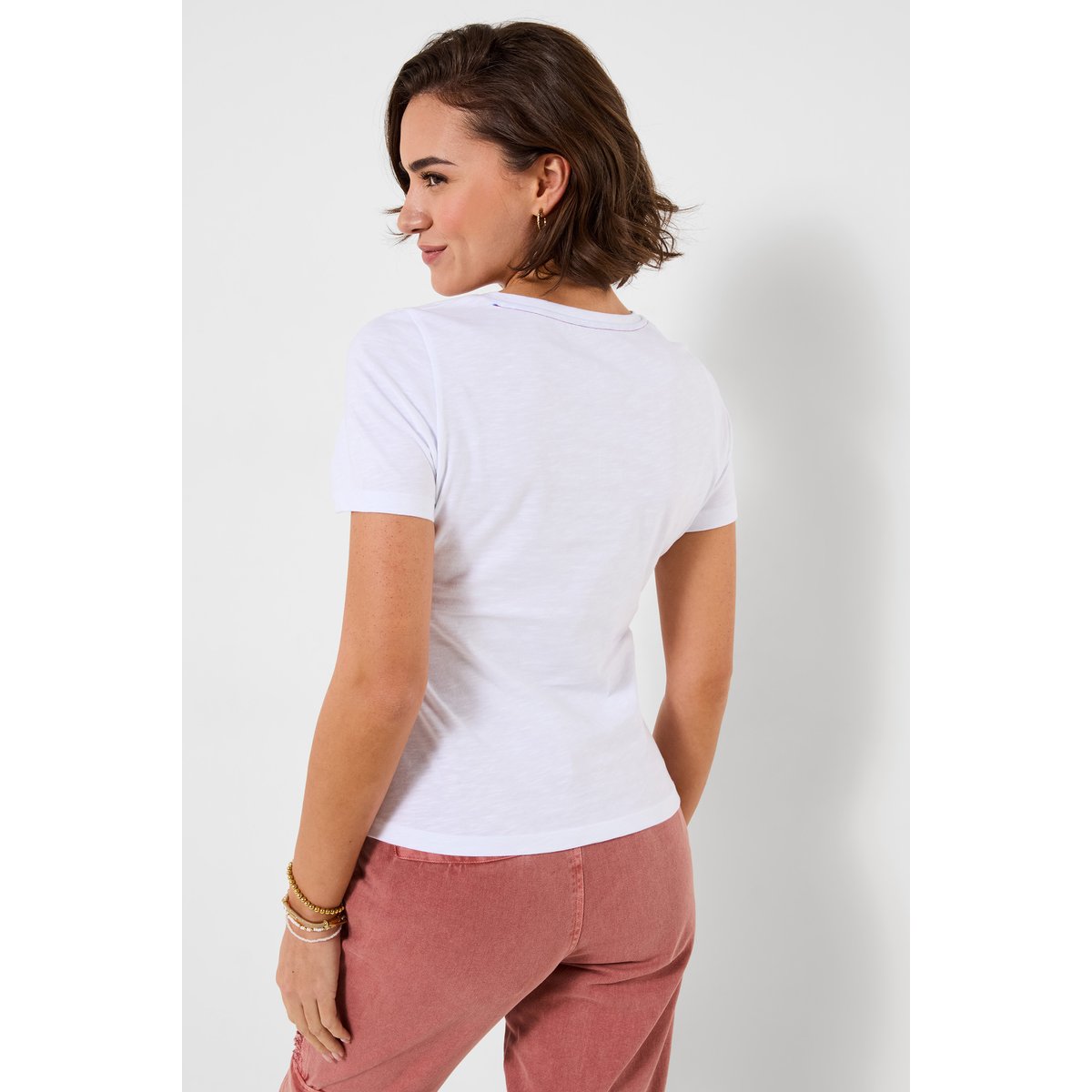 T-shirt à motif cactus blanc, JOE BROWNS
