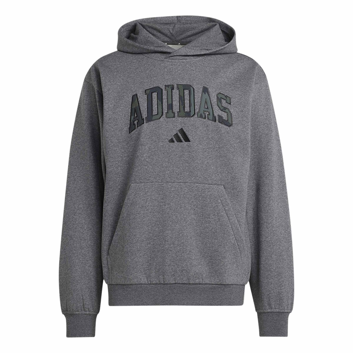Sweat à capuche, CAMO gris foncé chiné, ADIDAS SPORTSWEAR