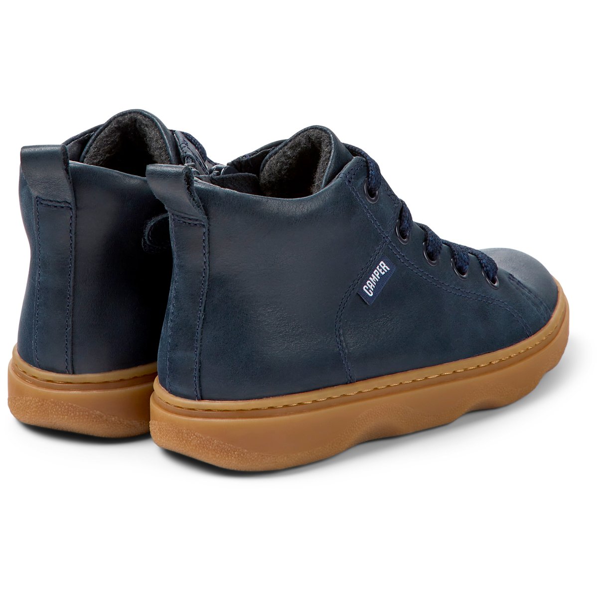 Baskets Kiddo Smooth Leather marine, CAMPER
